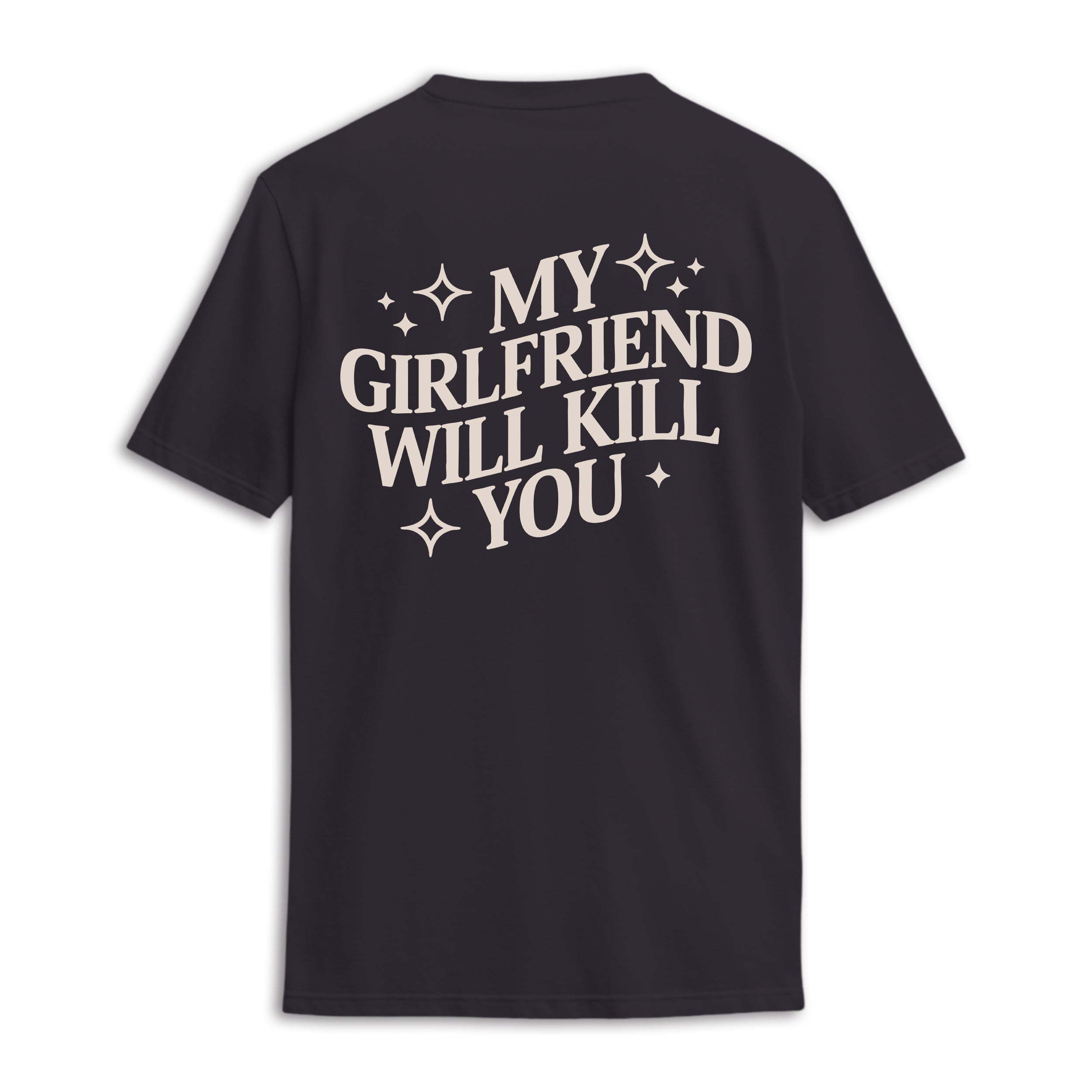 My Girlfriend Will Kill You Comfort Colors Shirt, Summer Shirts, Mens Beach Shirts, Funny Boyfriend Shirt, Anniversary Gift, Gift for Him